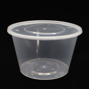 ROUND PLASTIC CONTAINERS 450ML