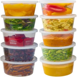 16oz  HEAVY DUTY  CONTAINERS + LIDS