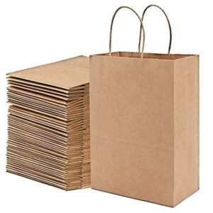 10 X 10 BROWN PAPER CARRIER BAGS