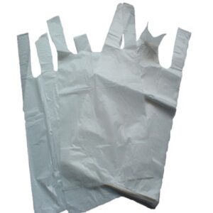 (1 X 1000) JUMBO HT WHITE “GALAXY” CARRIER BAGS