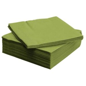 (20 X 100) 33cm 2PLY DARK GREEN NAPKINS