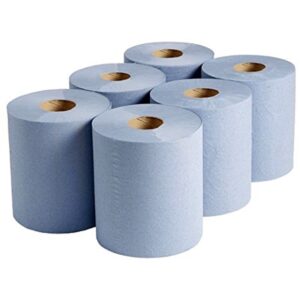 (6 x 1) BLUE CENTREFEED ROLL ECONOMY